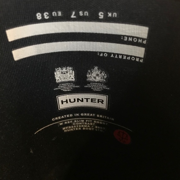 NWOT Slim Fit Short Contrast Hunter Rainboots - Picture 8 of 9